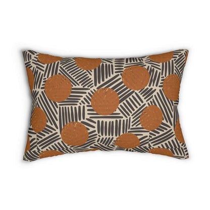 Abstract Neutral Pattern Lumbar Pillow