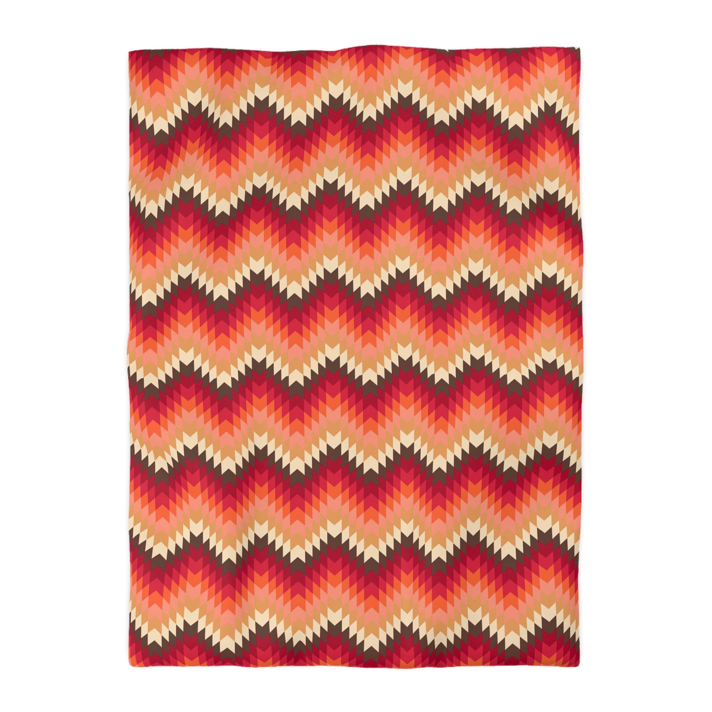 Native American Tribal Flat Pattern Duvet Cover