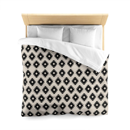 Aztec Southwest Black and Beige Duvet Cover