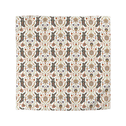 Microfiber Duvet Cover - Persian Inspired Serpentine Pattern