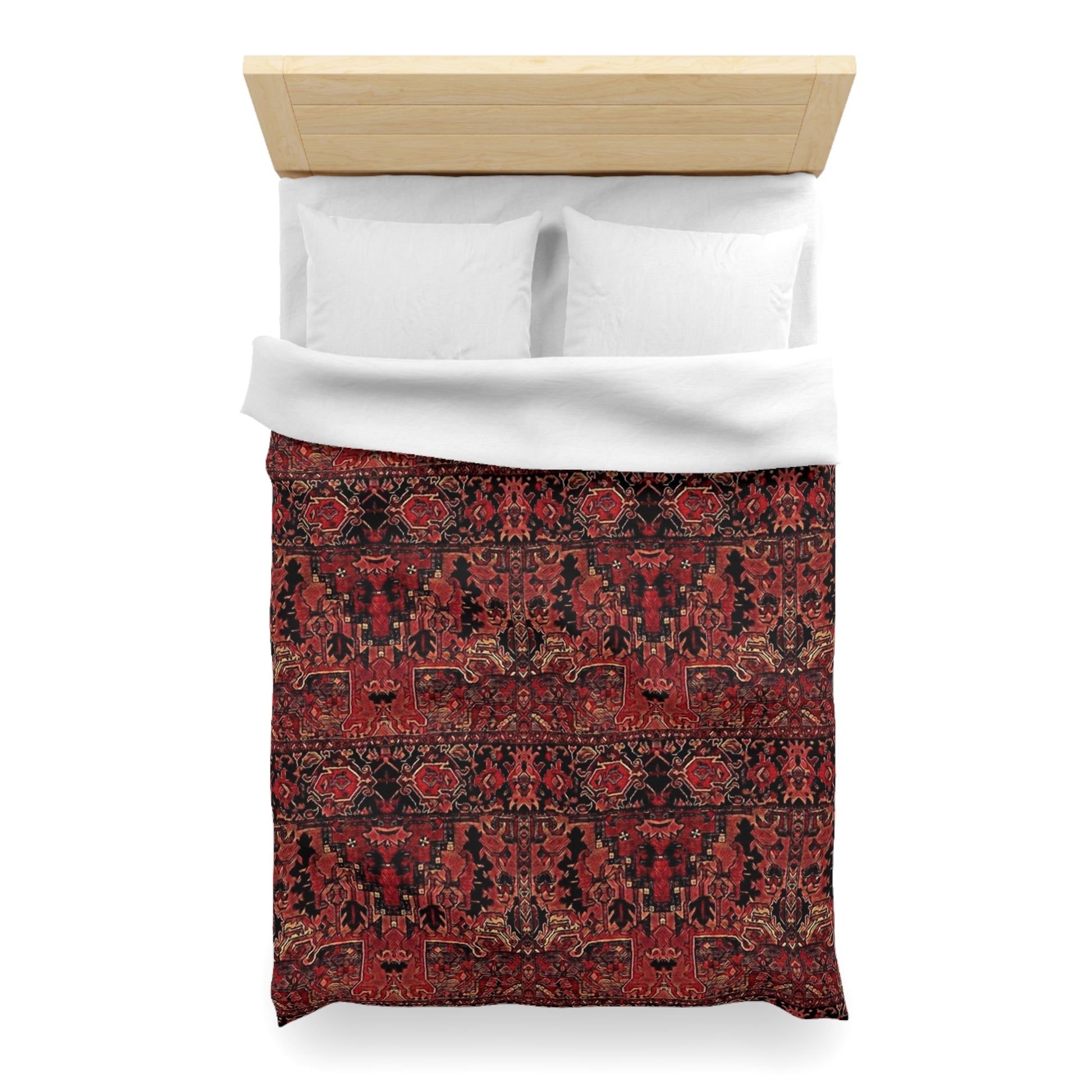 Vintage Persian Style Pomegranate Microfiber Duvet Cover