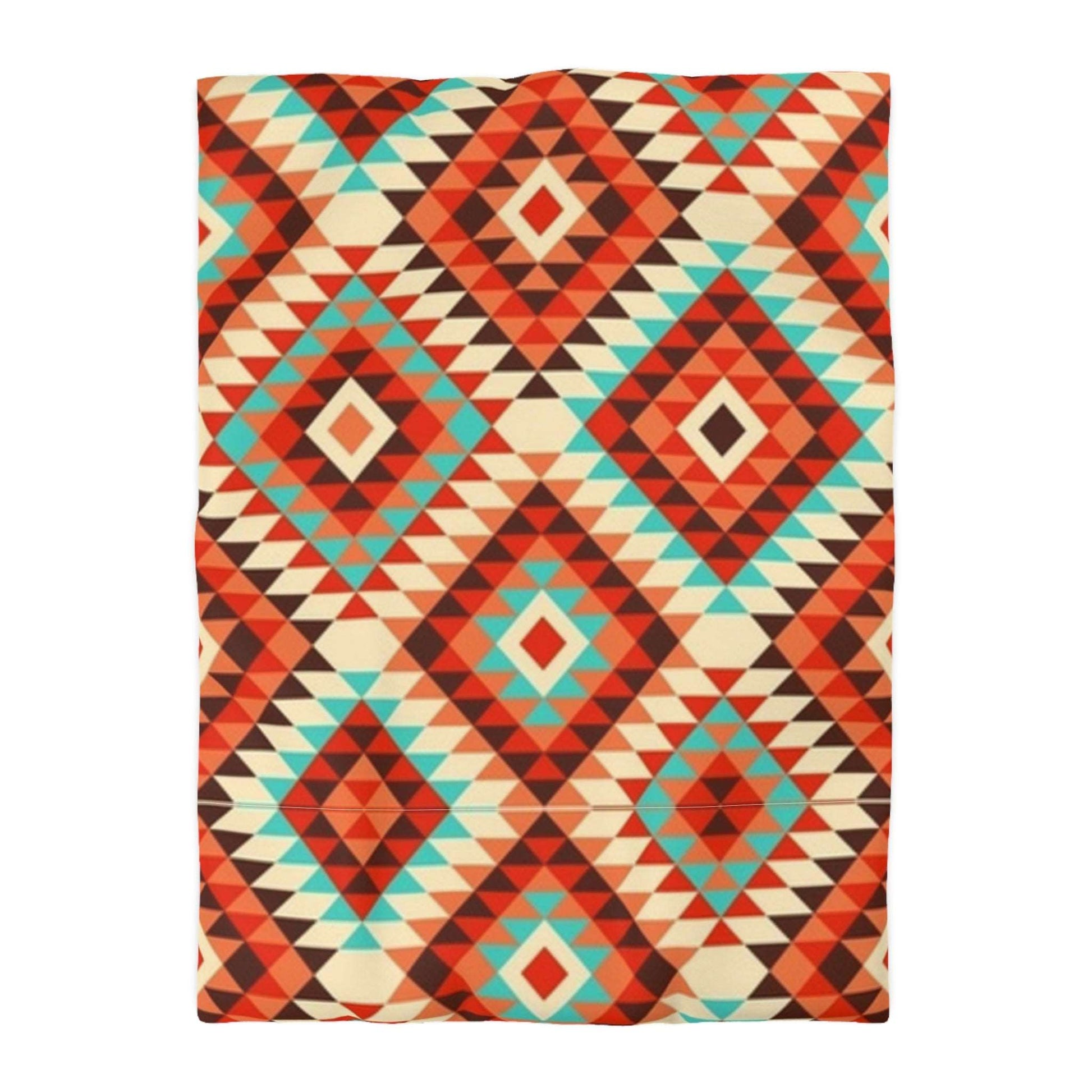 Aztec Geometric Duvet Cover