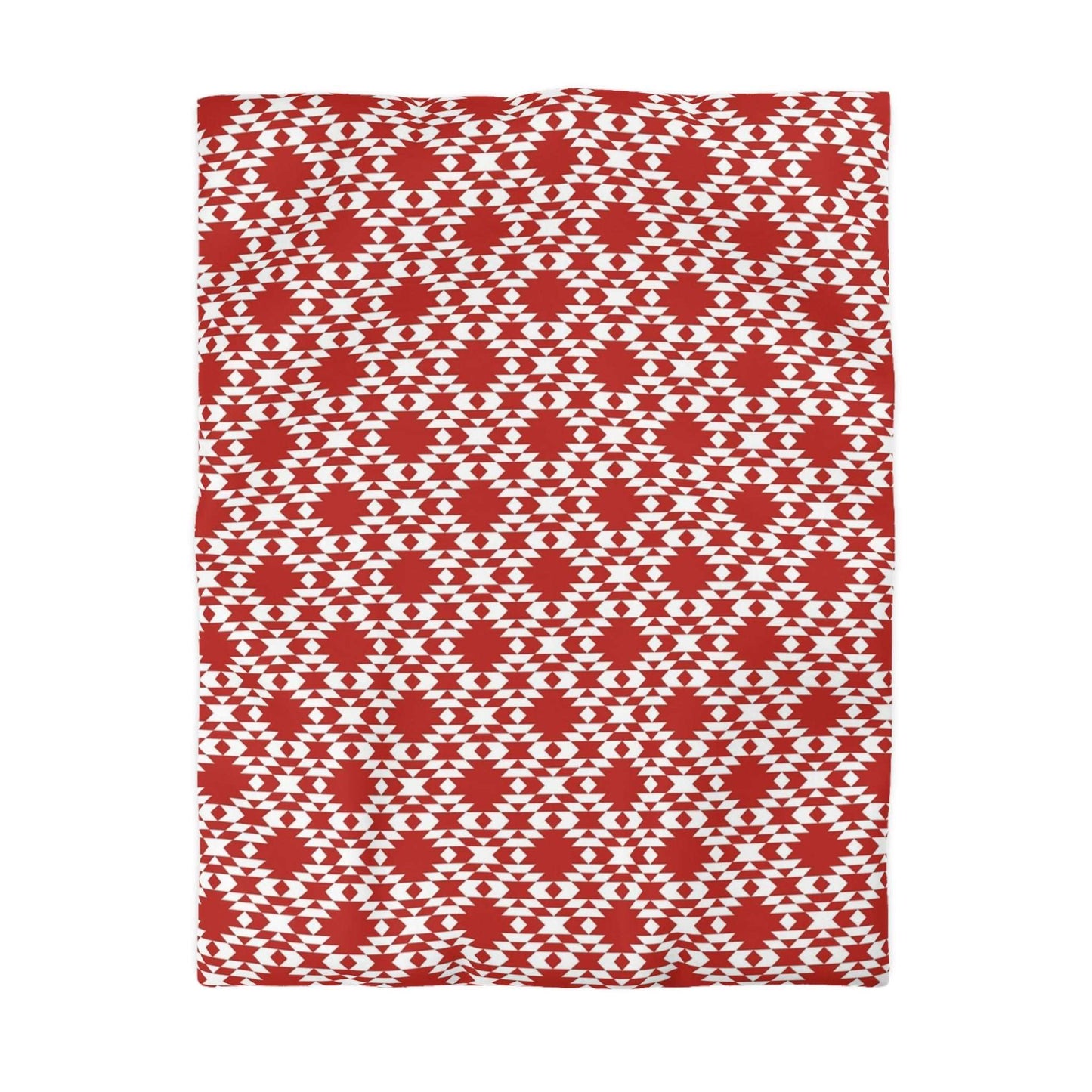 Aztec Kilim Red Duvet Cover