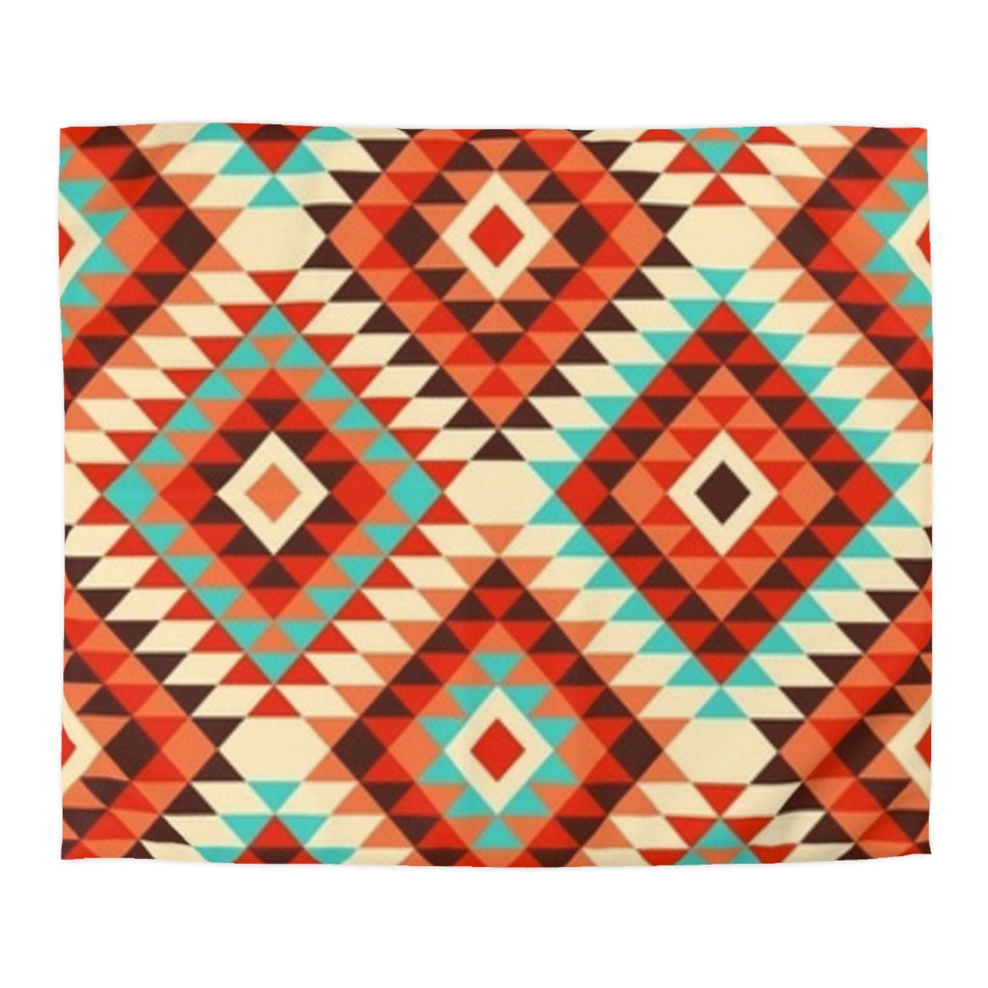 Aztec Geometric Duvet Cover