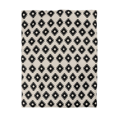 Aztec Southwest Black and Beige Duvet Cover