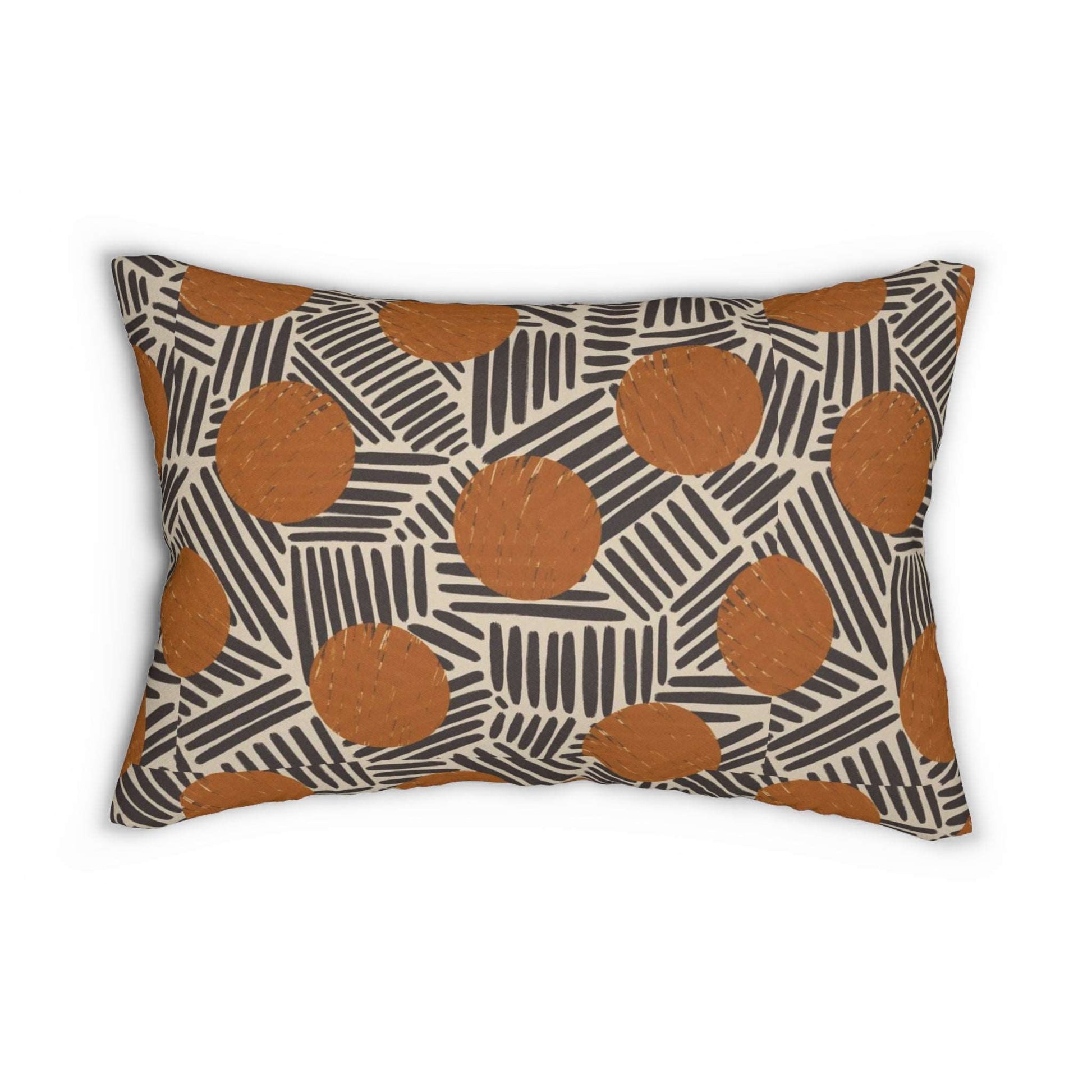 Abstract Neutral Pattern Lumbar Pillow