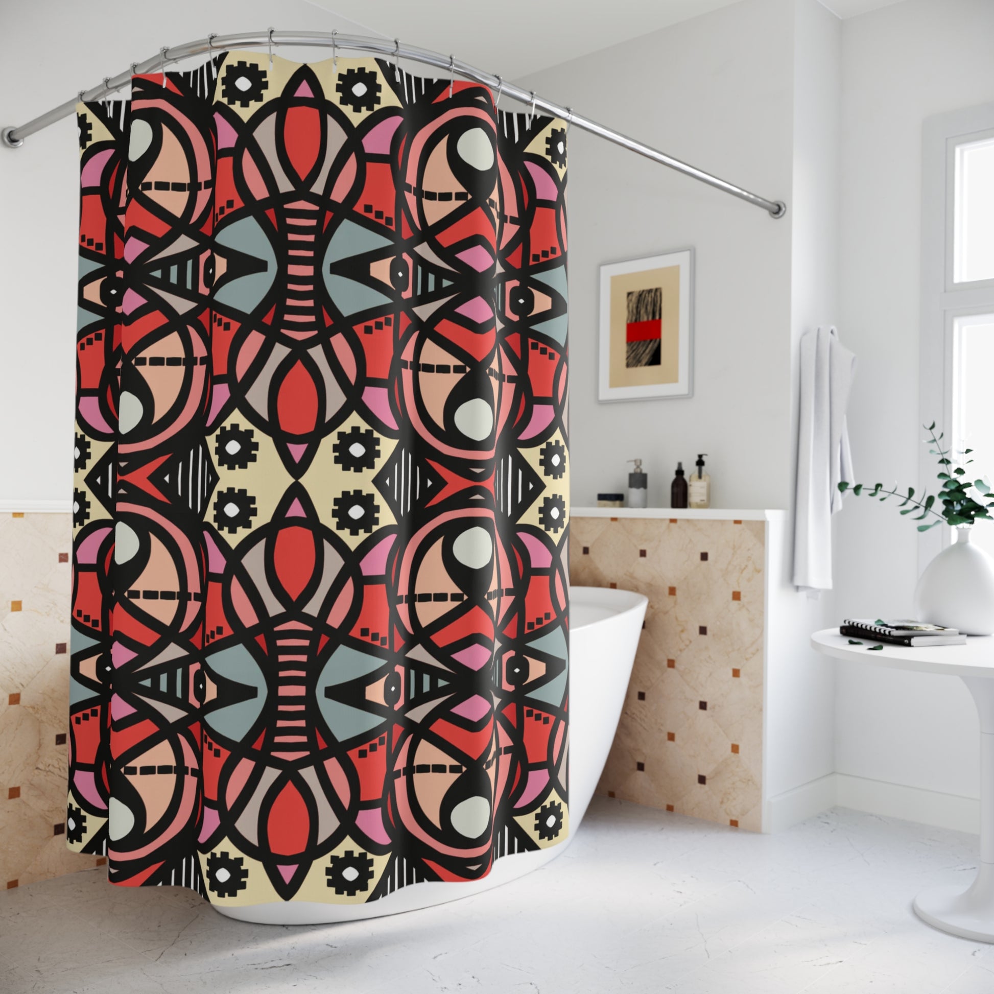 Ethnic African Pattern Shower Curtain