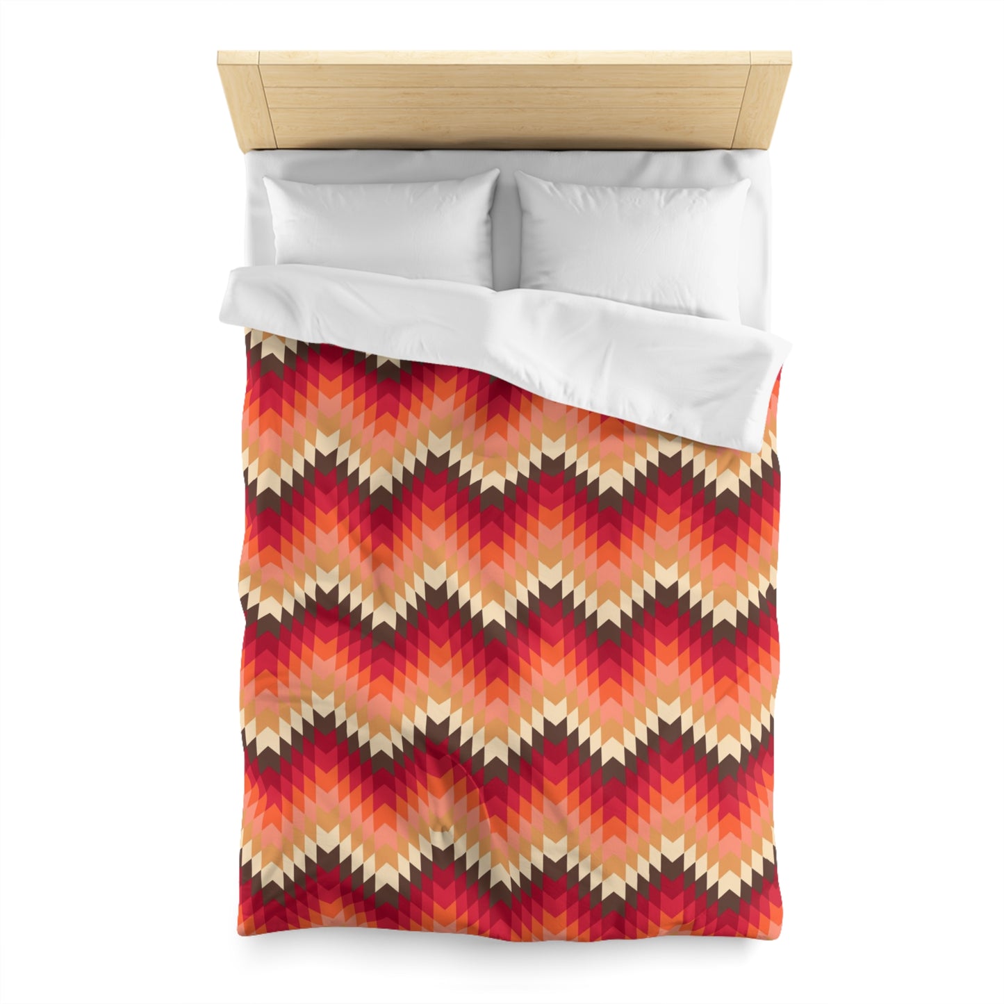 Native American Tribal Flat Pattern Duvet Cover