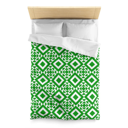 Geometric Aztec Bohemian Pattern Duvet Cover - Mesoamerican Boho Chic Bedding