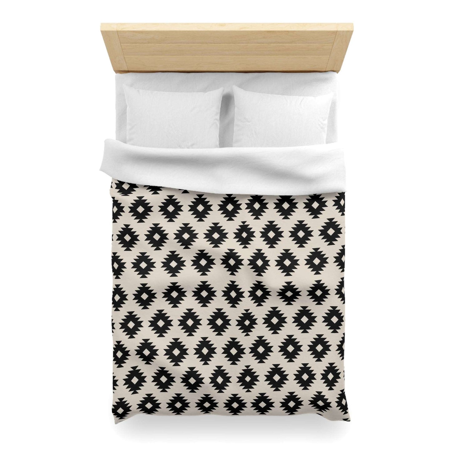 Aztec Southwest Black and Beige Duvet Cover