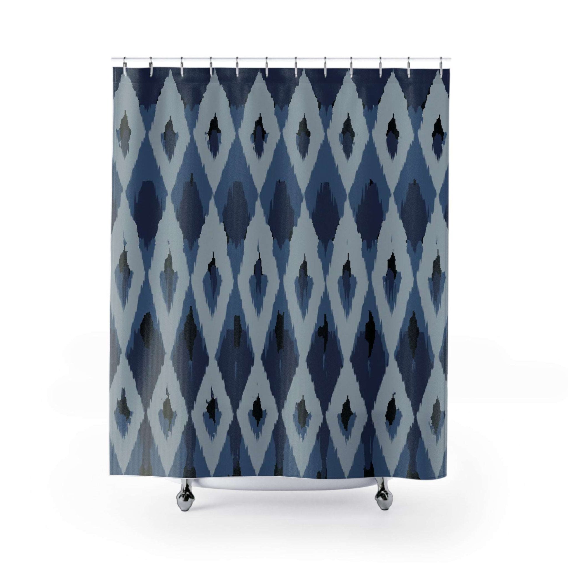 Boho Ikat Shower Curtain