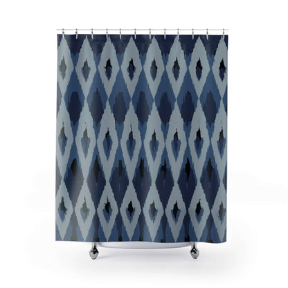 Boho Ikat Shower Curtain