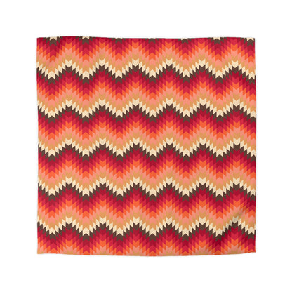 Native American Tribal Flat Pattern Duvet Cover