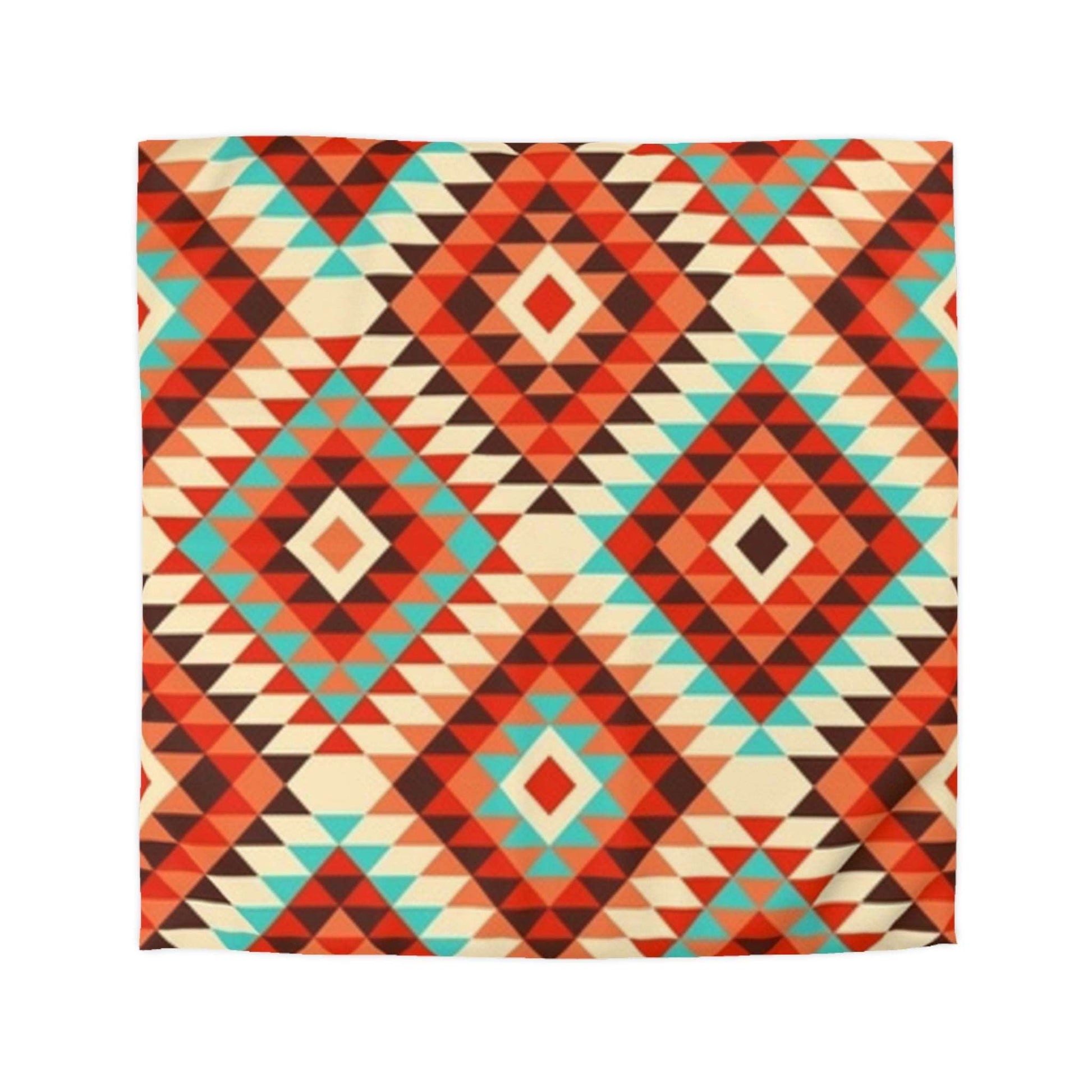 Aztec Geometric Duvet Cover