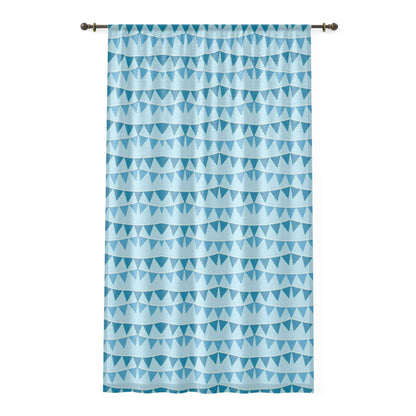 Celebration Theme Baby Boy Window Curtain - Cute Nursery Accessories