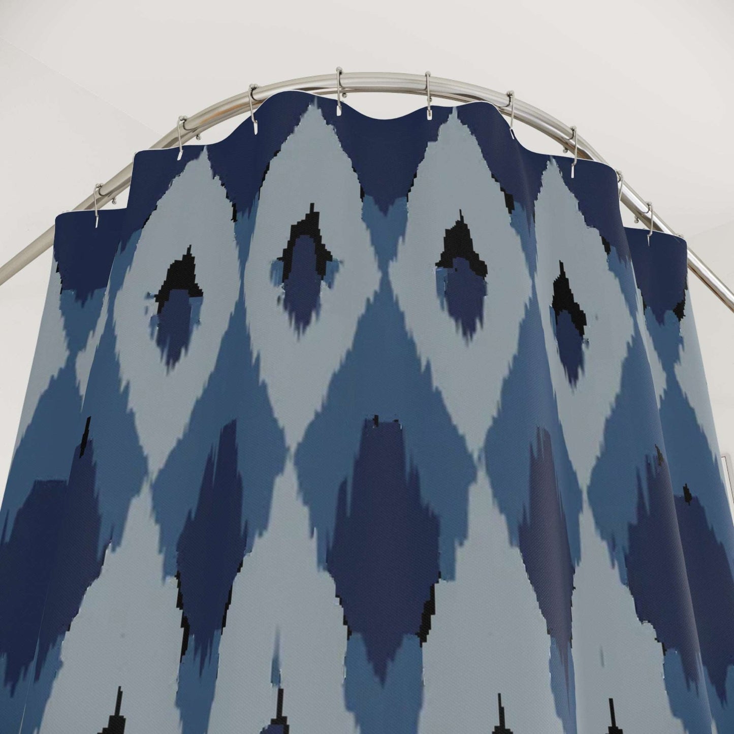 Boho Ikat Shower Curtain