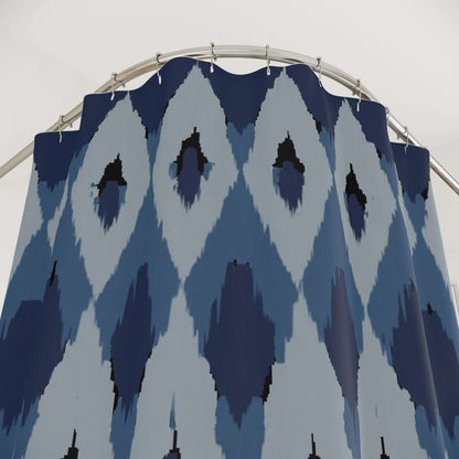 Boho Ikat Shower Curtain