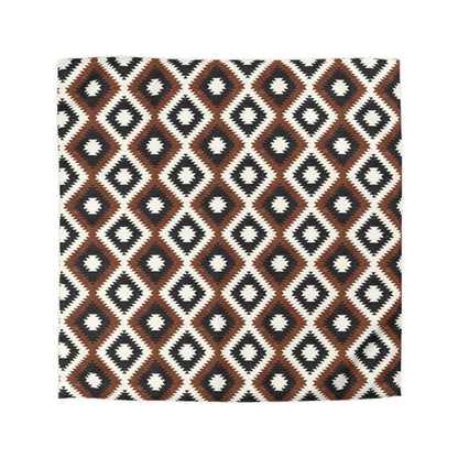 Microfiber Duvet Cover - Aztec Neutrals Inkwell and Brandywine