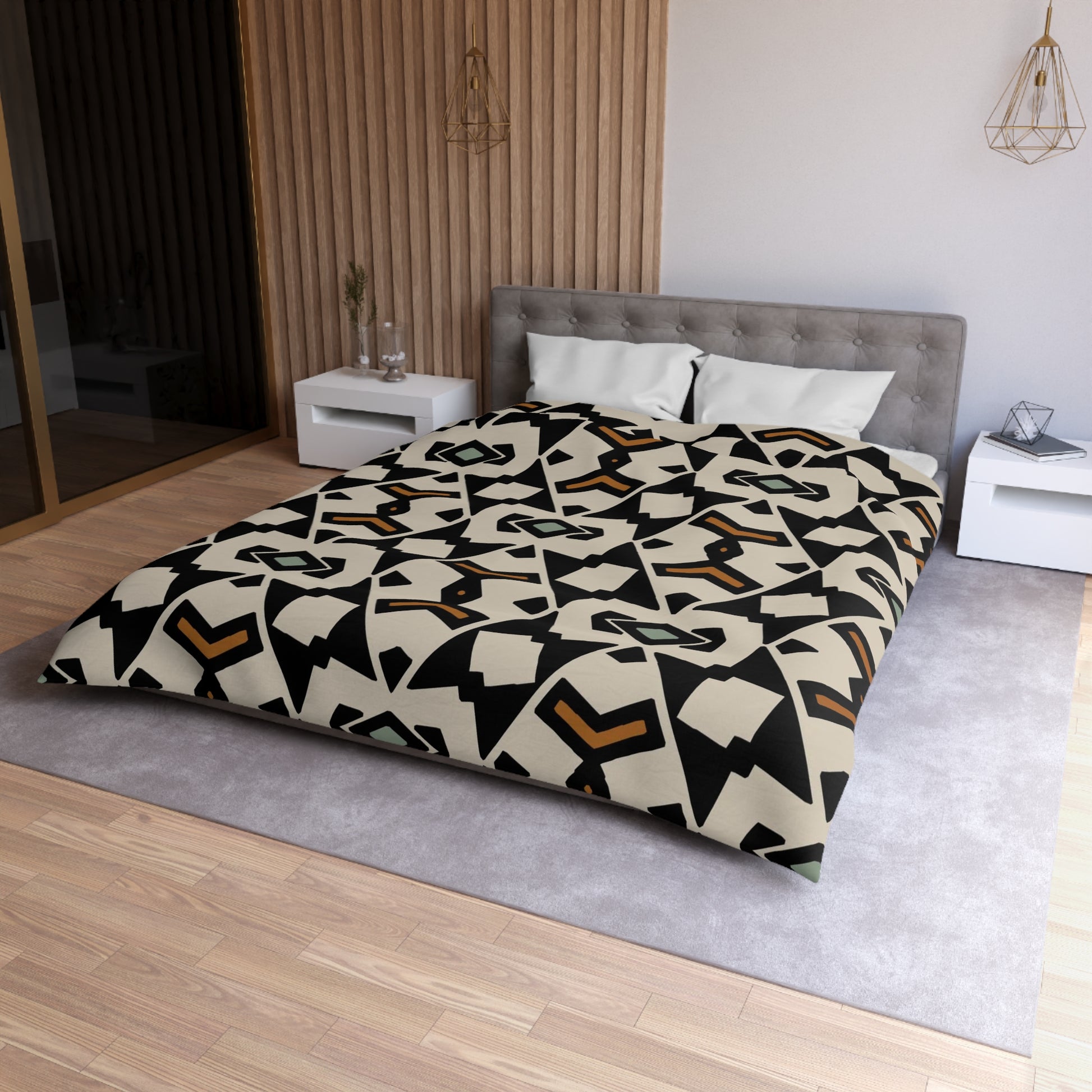 Ethnic Geometric Tribal Duvet Cover