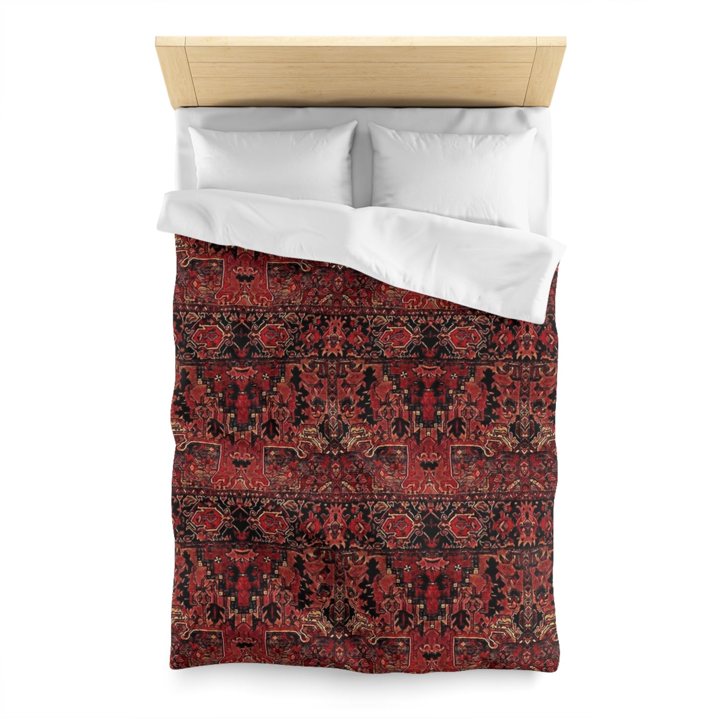 Vintage Persian Style Pomegranate Microfiber Duvet Cover