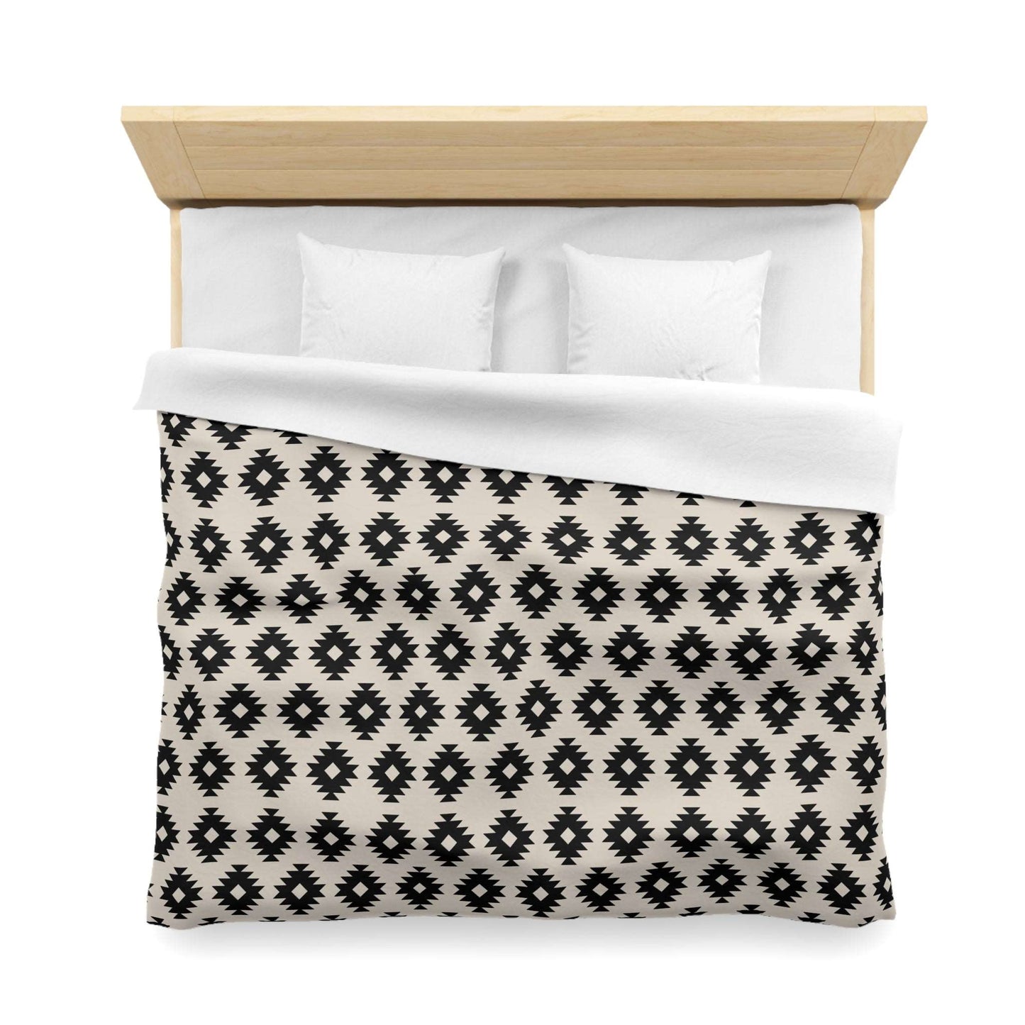 Aztec Southwest Black and Beige Duvet Cover