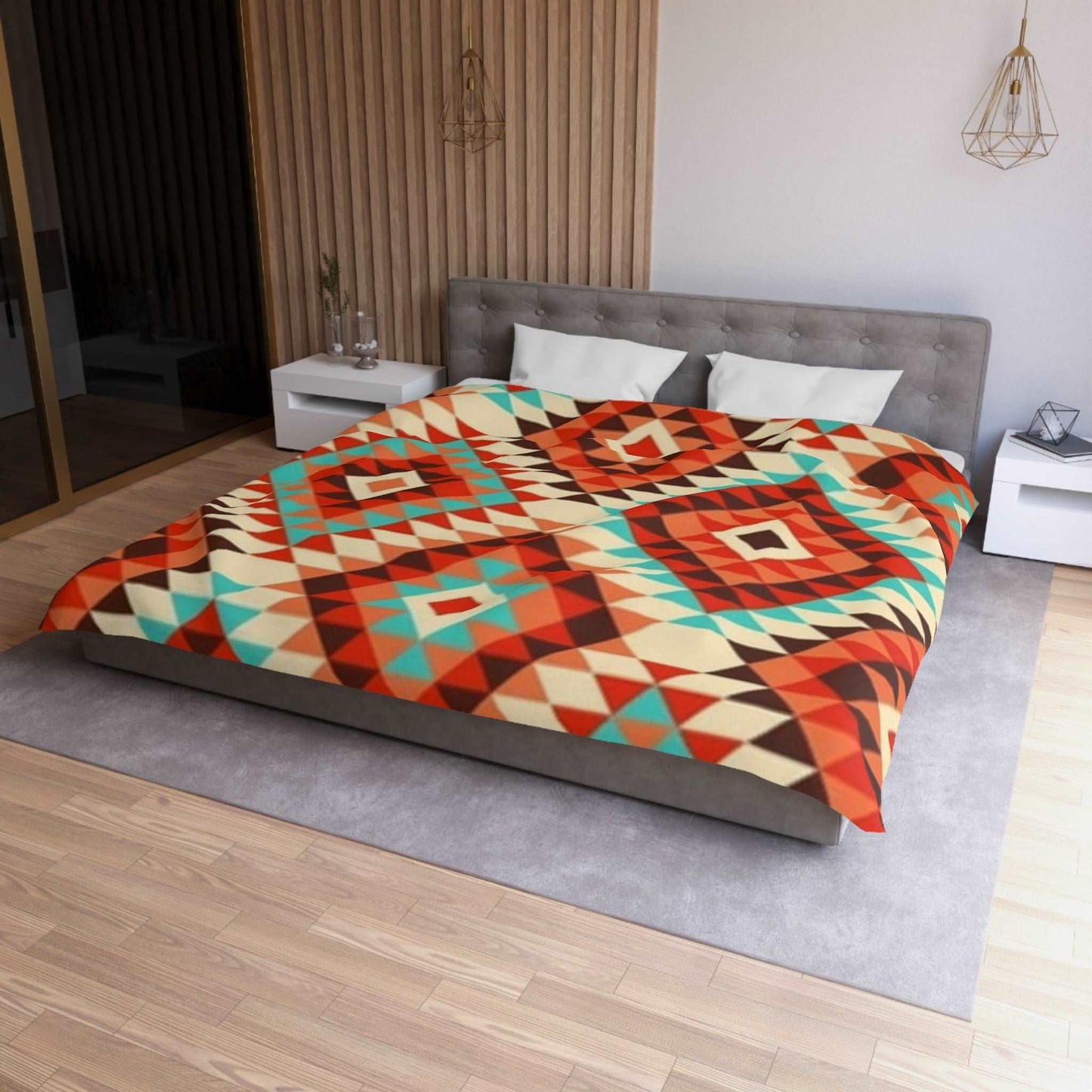 Aztec Geometric Duvet Cover