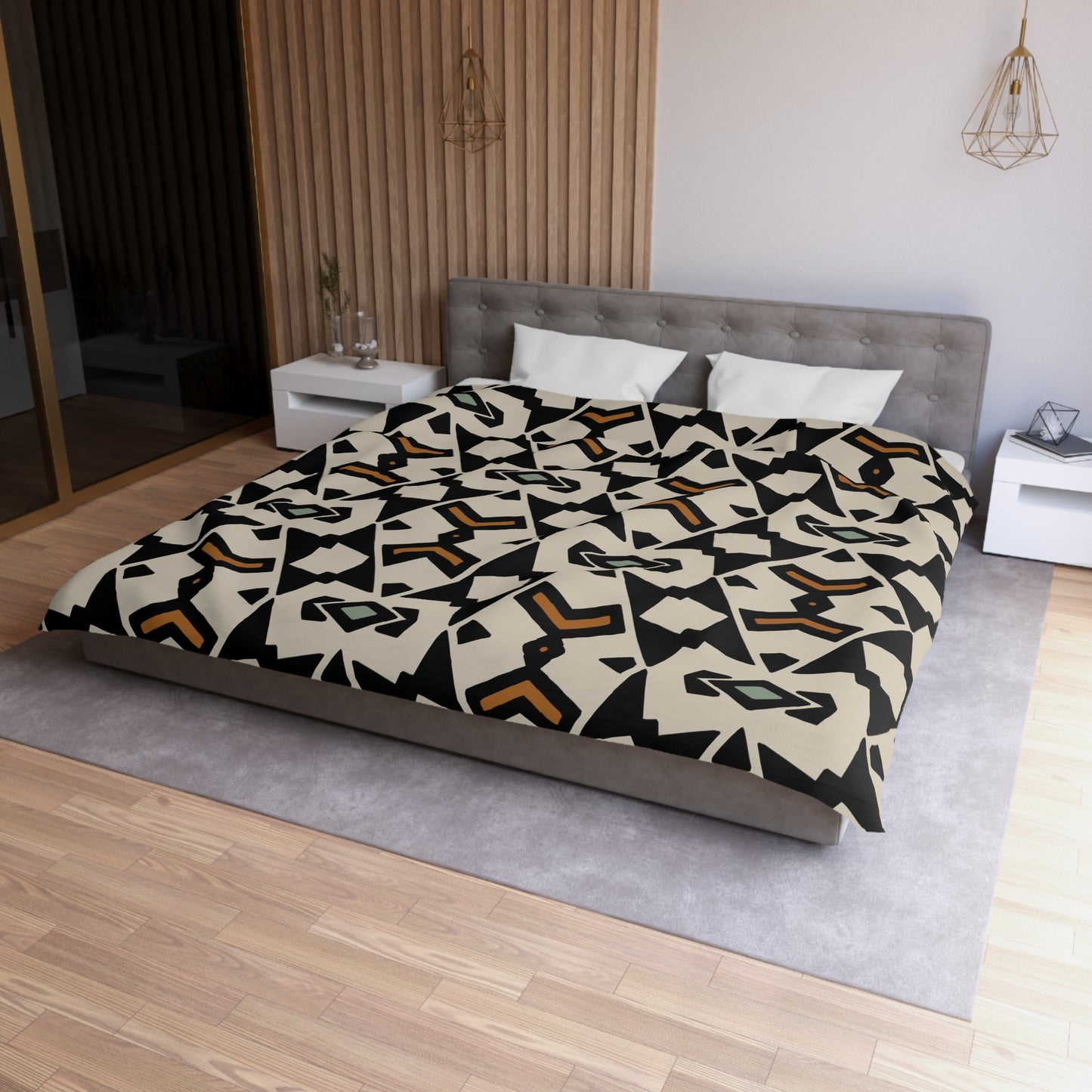 Ethnic Geometric Tribal Duvet Cover