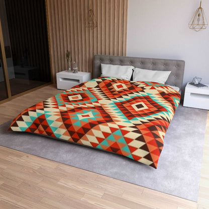 Aztec Geometric Duvet Cover