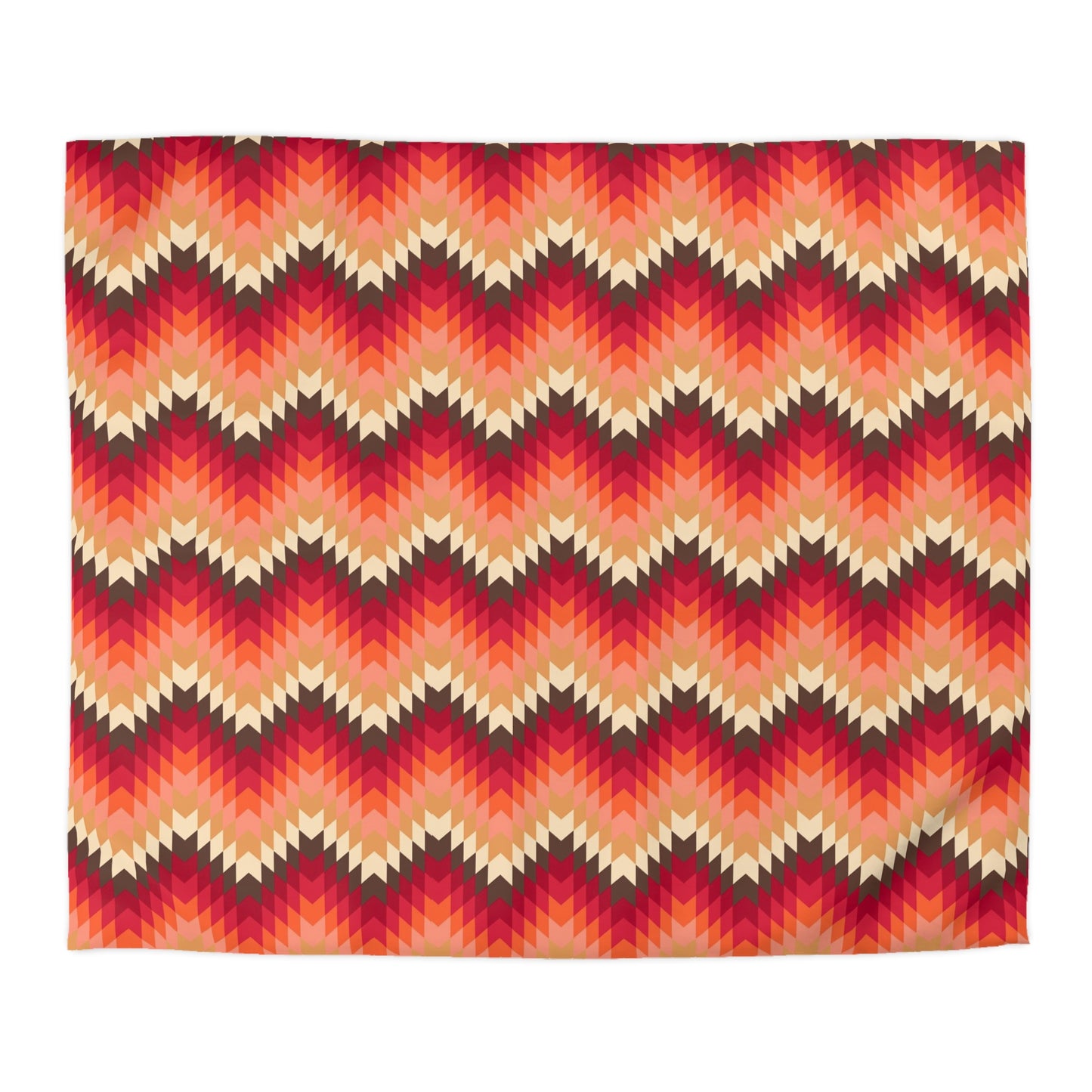 Native American Tribal Flat Pattern Duvet Cover