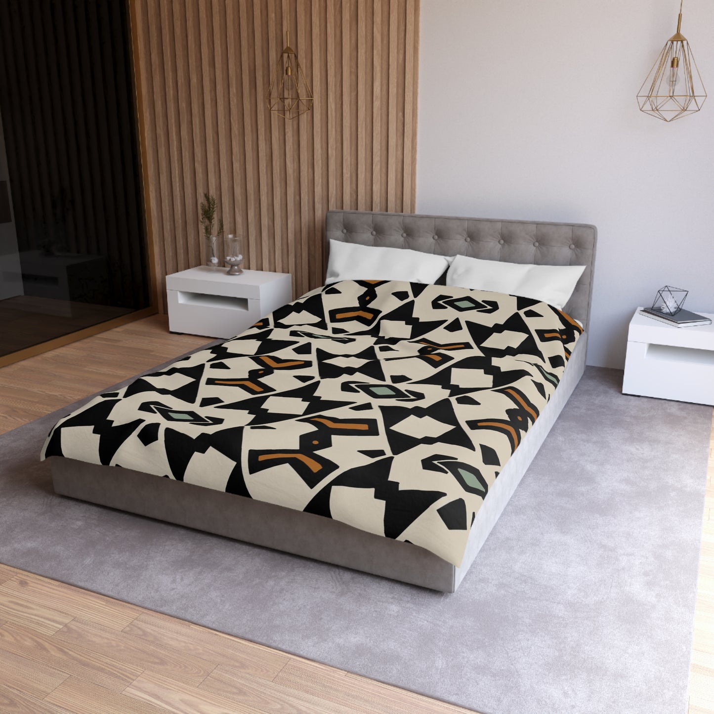 Ethnic Geometric Tribal Duvet Cover