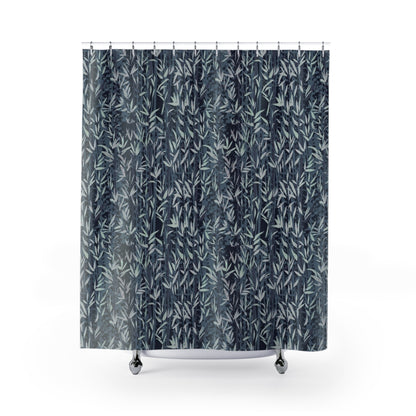 Nature-Inspired Bamboo Forest Shower Curtain - Eco-Conscious Bathroom Decoration, Sustainable Living