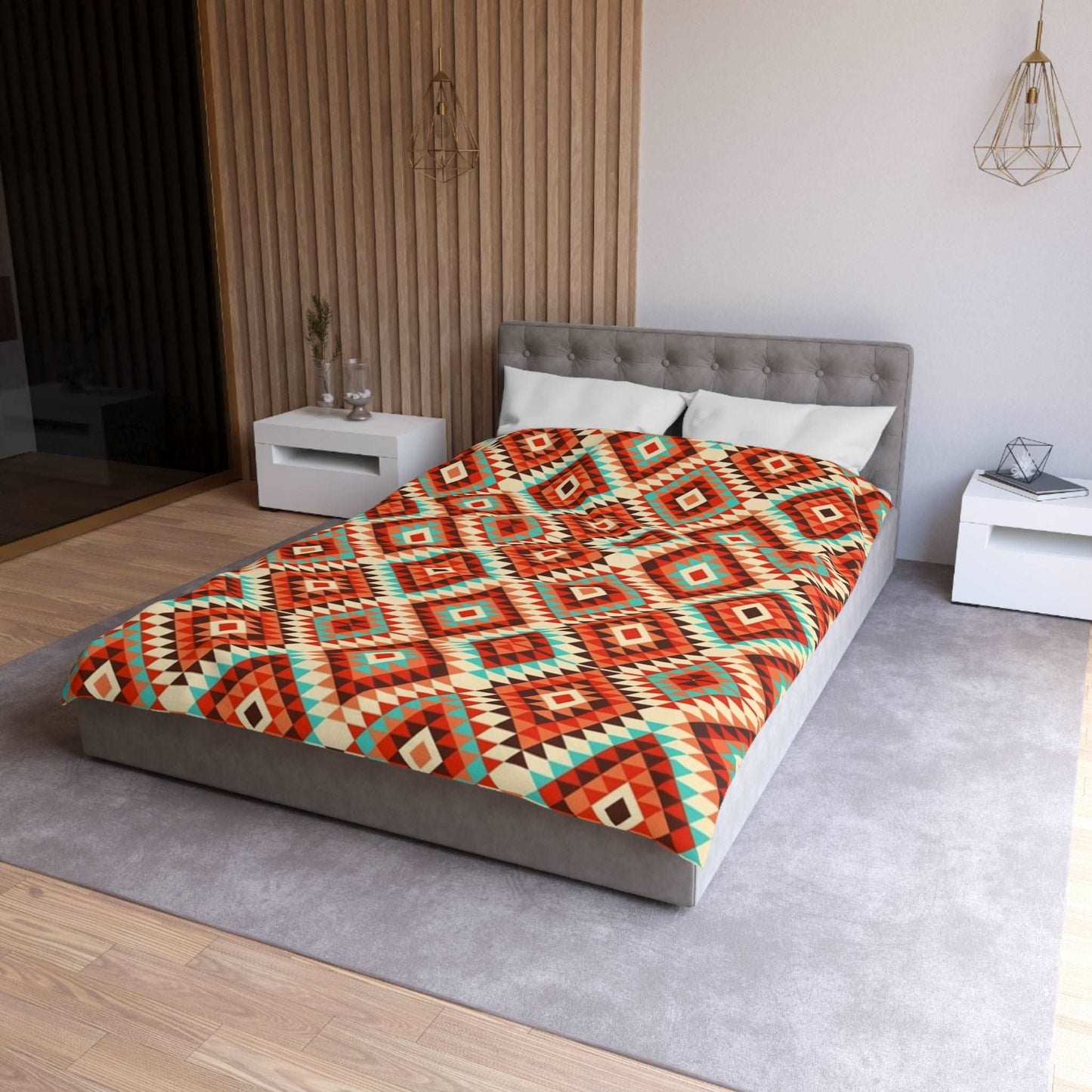 Aztec Geometric Duvet Cover