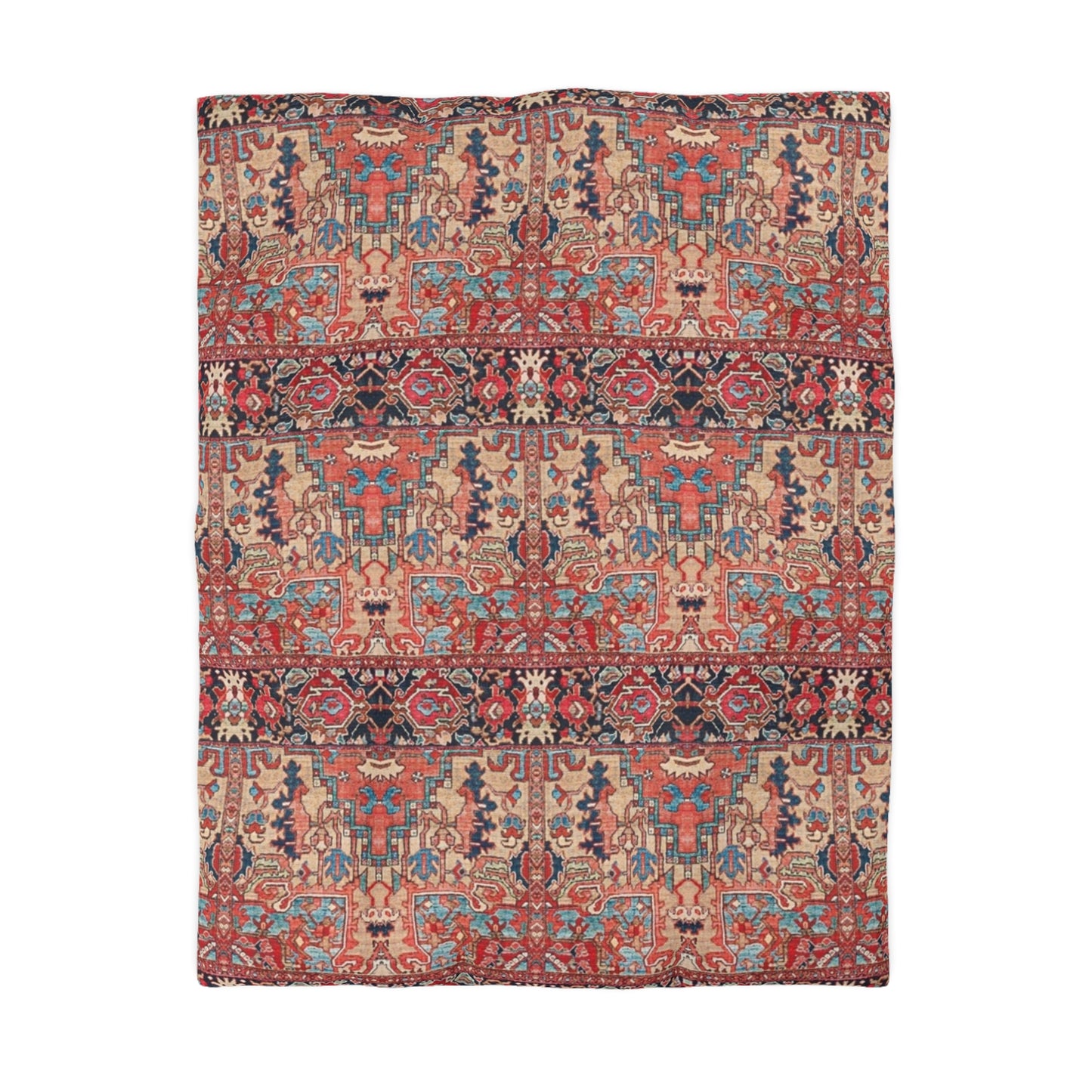 Silk Road Persian Tile Print Duvet Cover