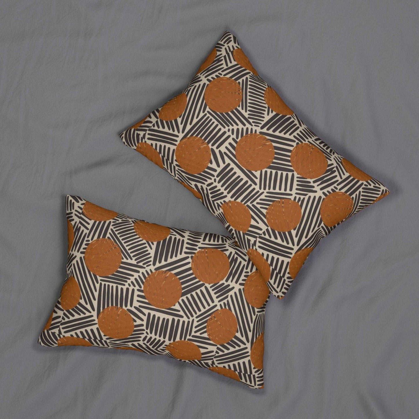 Abstract Neutral Pattern Lumbar Pillow