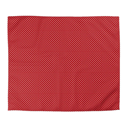 Christmas Red and Cream Polka Dot Pattern Duvet Cover 