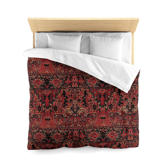 Vintage Persian Style Pomegranate Microfiber Duvet Cover